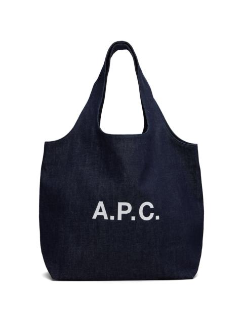 A.P.C. Navy Ninon Tote