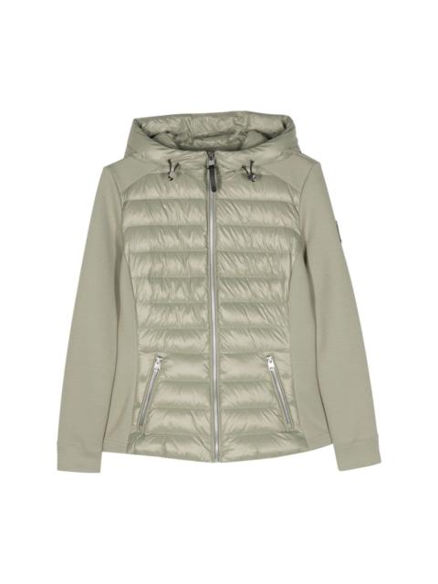 Della-R panelled-design padded jacket