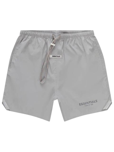 Fear of God Essentials Nylon Running Shorts 'Silver Reflective'