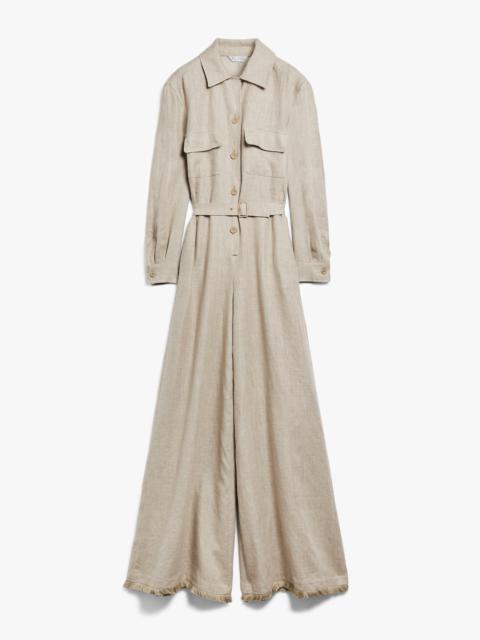 Max Mara ARES Linen workwear jumpsuit
