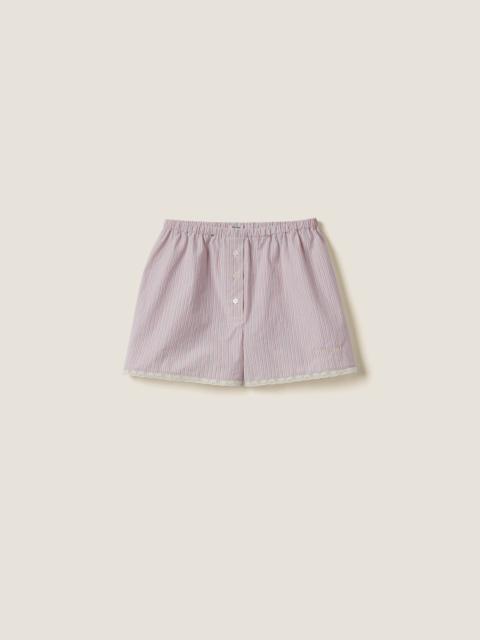 Miu Miu Striped cotton boxers