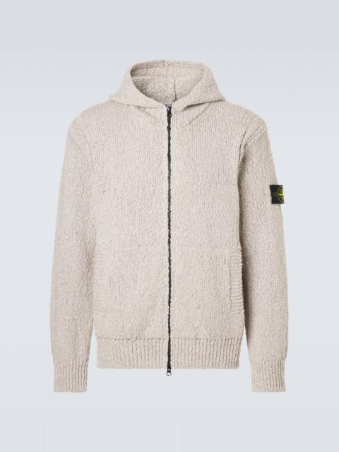 Stone Island Compass cotton zip-up hoodie