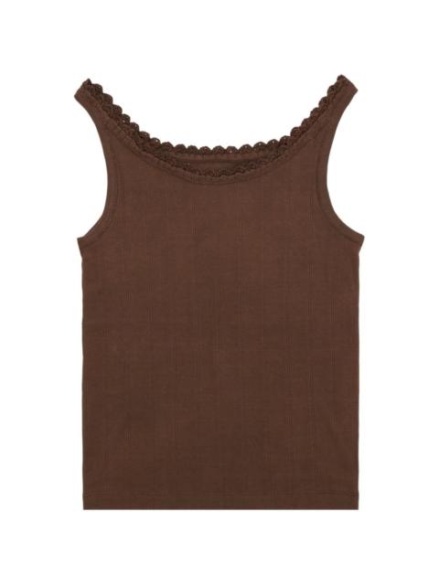 FORTELA Claire crochet-trim tank top