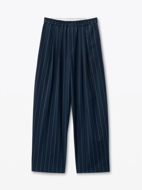 Alexander Wang Pinstripe Tropical Wool Stretch Pant