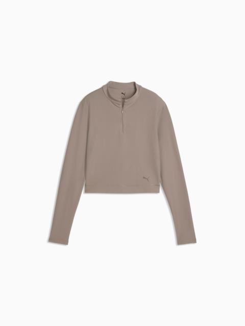 PUMA Cloudspun Ultra Soft Women's Quarter-Zip Training Top