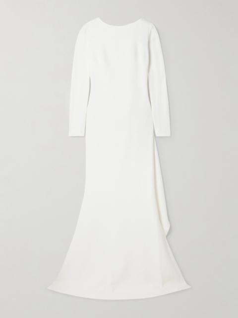 ELIE SAAB Draped Cady Gown