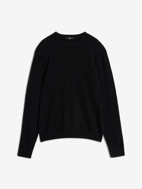 7 For All Mankind Cashmere Crewneck Sweater In Coal