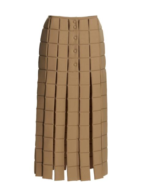 Cut-out padded skirt