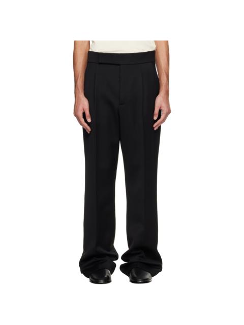 Fear of God Black Satin Wool 70's Trousers