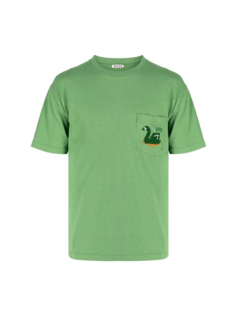 BODE Swan bead-embellished T-shirt