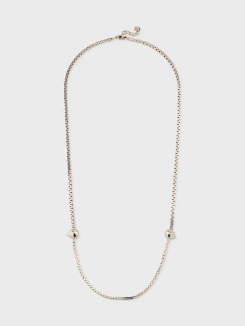 Givenchy Men's G-Stud Long Chain Necklace