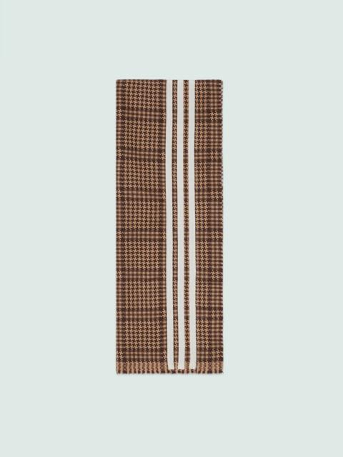 GUCCI adidas x Gucci wool scarf