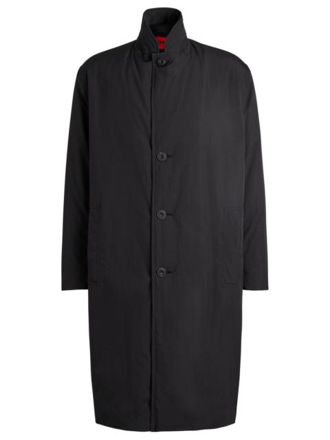 HUGO WATER-REPELLENT CAR COAT IN A RELAXED FIT