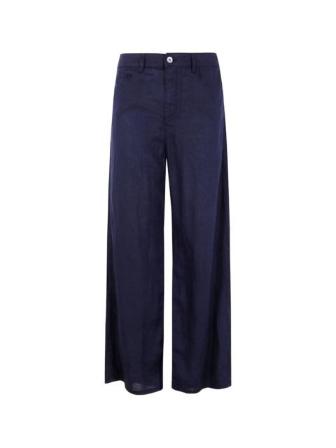 EMPORIO ARMANI Linen trousers
