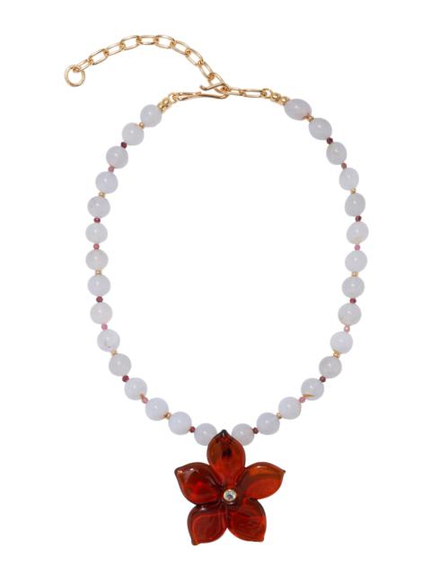LIZZIE FORTUNATO Vinca Multi-Stone Necklace multi
