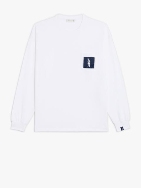 Mackintosh WHITE COTTON DANDY MAN LONG SLEEVE T-SHIRT | GJM-204