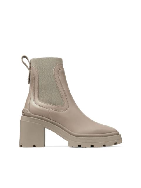 Veronique 80mm leather ankle boots