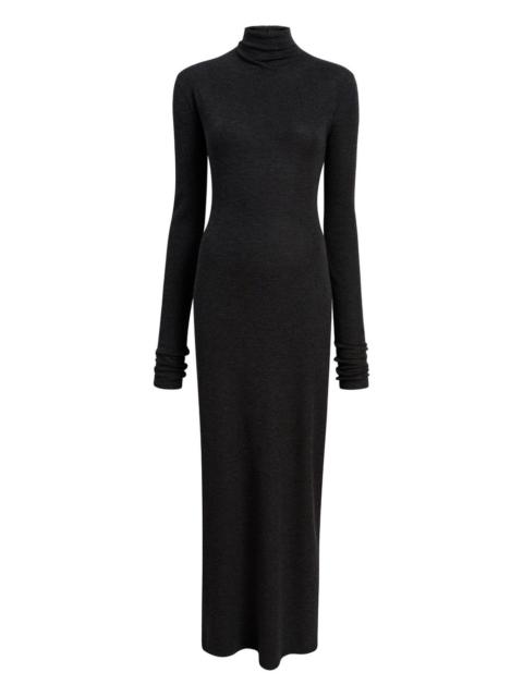 KHAITE roll-neck long-sleeve dress