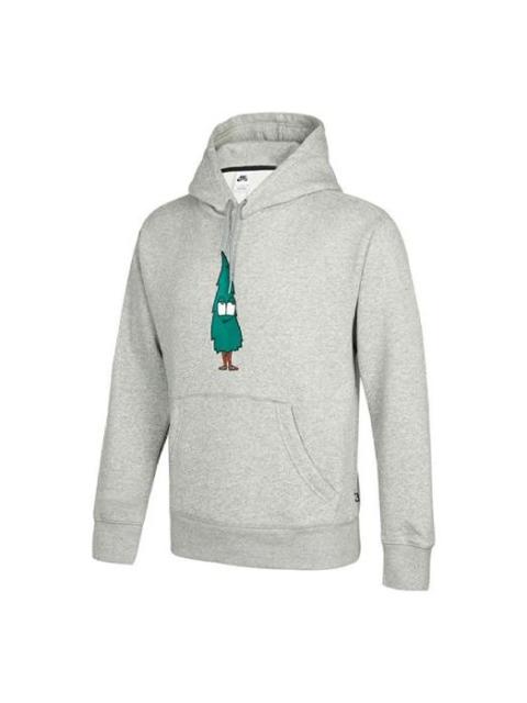Nike Nike SB Skateboard Cartoon Printing Skateboard Sports Fleece Knit Gray DJ3677-063