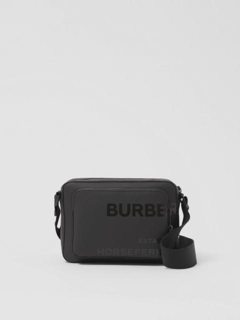 Burberry Horseferry Print Coated Cotton Canvas Crossbody Bag