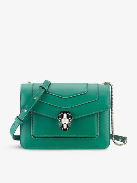 Serpenti Forever leather cross-body bag