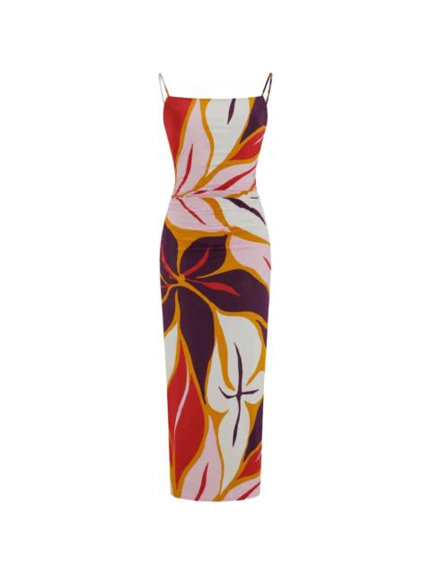 CALA de la CRUZ Kim floral-print maxi dress