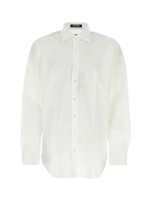 Raf Simons White poplin oversize shirt