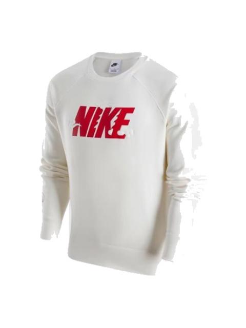 Nike Nike Sportswear CNY Crew-Neck Sweatshirt 'Sail Red' FZ6374-113