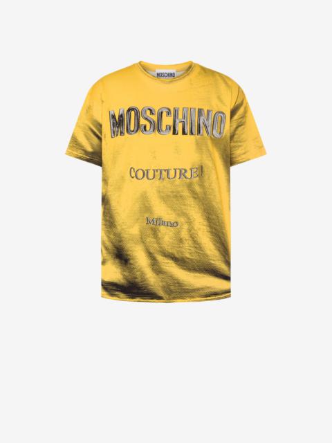 Moschino SHADOWS PRINT JERSEY T-SHIRT