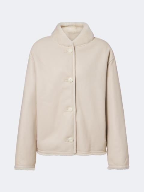 Yves Salomon Reversible shearling-trimmed leather jacket