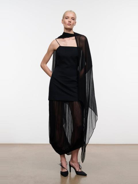 STAUD STAUD VIONA DRESS BLACK