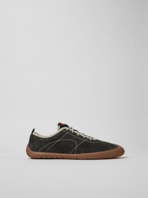 CAMPERLAB Gray Leather Sneakers for Men.
