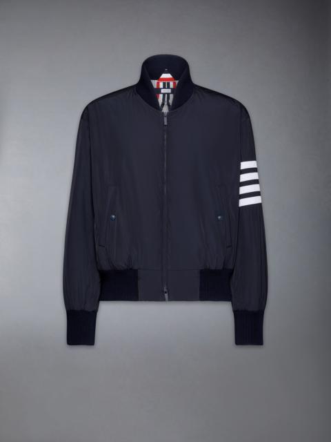 Thom Browne POLY TWILL 4-BAR OVERSIZED KNIT DOWN BLOUSON JACKET