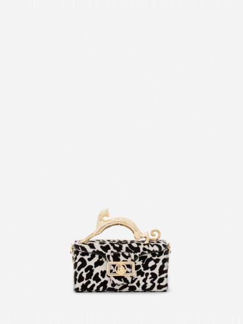 Lanvin NANO PENCIL CAT BAG IN PONY-EFFECT LEATHER