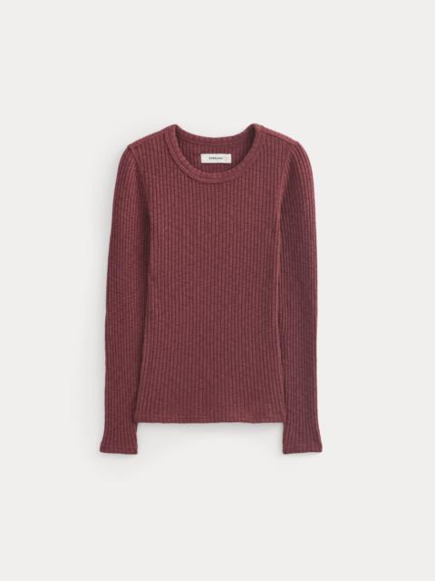 EVERLANE THE COZY RIB LONG-SLEEVE TEE