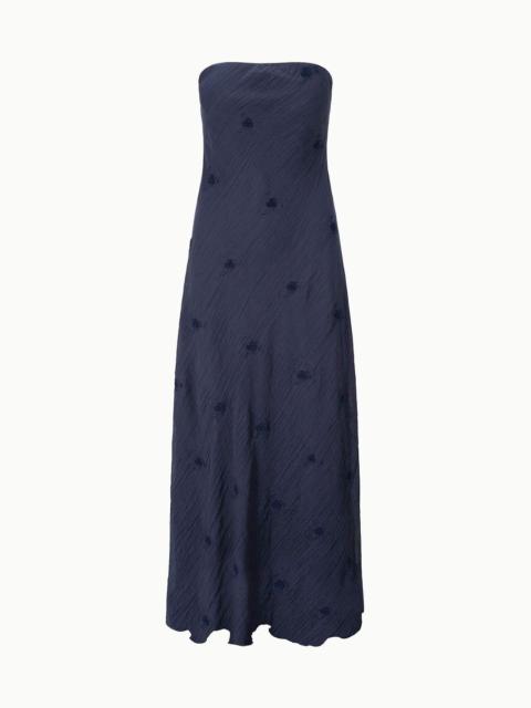 STAUD CASSIE DRESS NAVY