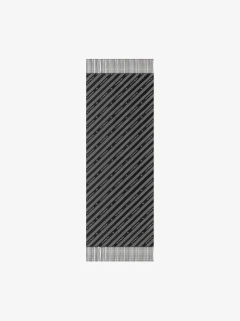 Givenchy GIVENCHY CHAIN SCARF IN WOOL AND CASHMERE