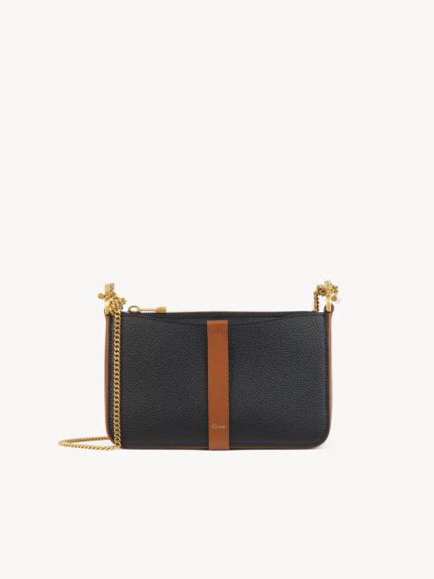 Chloé MARCIE POUCH ON CHAIN IN GRAINED LEATHER