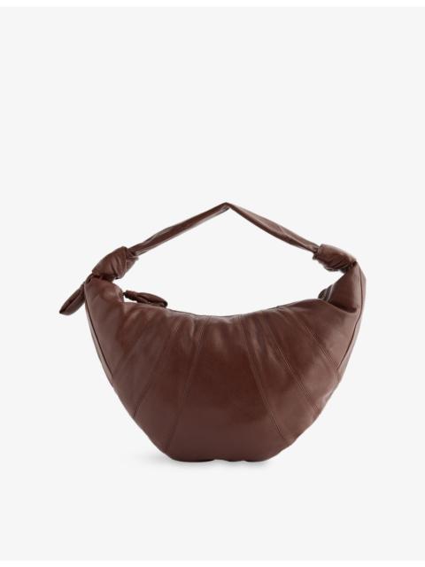 Lemaire Fortune Croissant Grained Leather Shoulder Bag