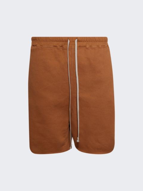 Rick Owens DRKSHDW Long Boxers Butt Zip Shorts Orange