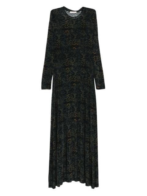 ULLA JOHNSON Amari Jersey Long Sleeve Dress