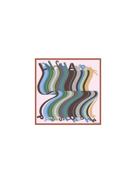Longchamp `L`Arc-en-ciel` Foulard