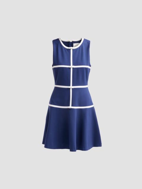 Lilly Pulitzer Women's Clancie Bow-Accented Mini Dress - Low Tide Navy