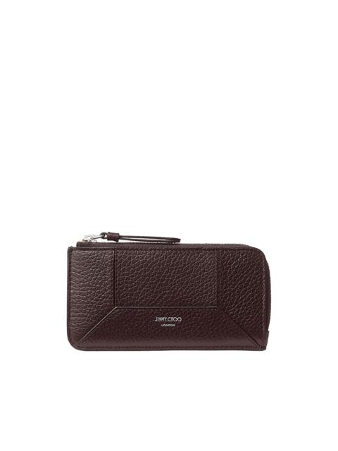 JIMMY CHOO zip-around leather wallet