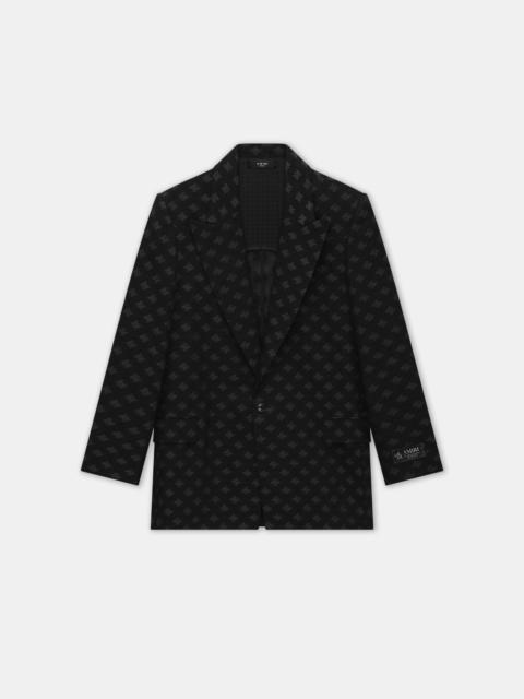 AMIRI MA QUAD JACQUARD SINGLE-BREASTED BLAZER