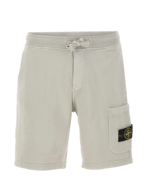 Stone Island drawstring-fastening cotton shorts