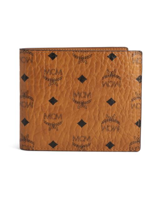 MCM MCM Bifold Wallet Visetos Small Cognac