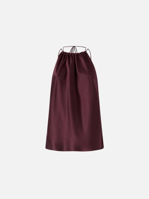 TOP IN SATIN WITH HALTERNECK