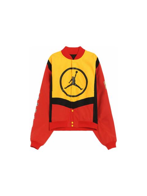 Jordan Jordan Sport DNA Knit Bomber Jacket Yellow/Red/Black