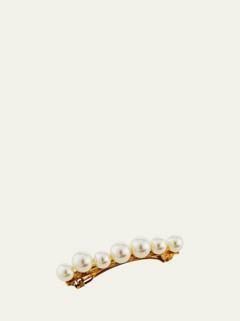 Jennifer Behr Gretal Glass Pearl Barrette